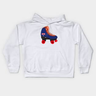 Roller Skating Australia Kids Hoodie